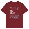 unisex-organic-cotton-t-shirt-burgundy-front-6634aa45b6533.jpg Unisex organic cotton t-shirt