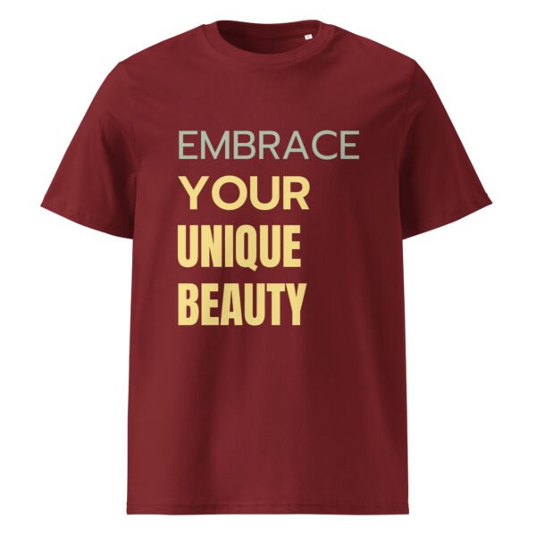 unisex-organic-cotton-t-shirt-burgundy-front-663d31b3489ec.jpg Unisex organic cotton t-shirt